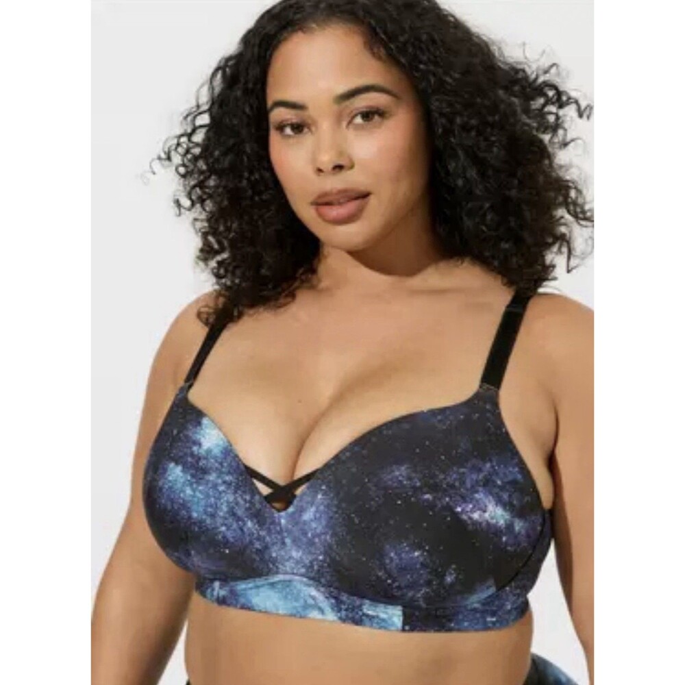 Torrid BLUE GALAXY 360 WIRE-FREE 46DD